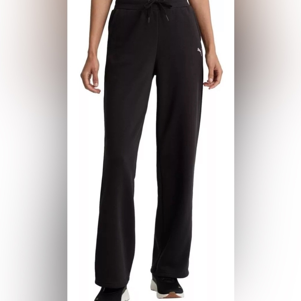 ⚡️PUMA Women's Fleece Sweat Pants  Straight Legs Sweatpants (Small)